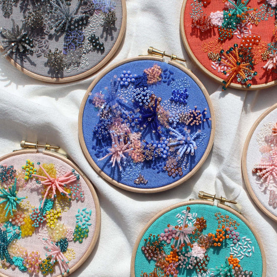 Intro to 3D Beaded Embroidery Central London Beading and Embroidery Classes at Tea and Crafting